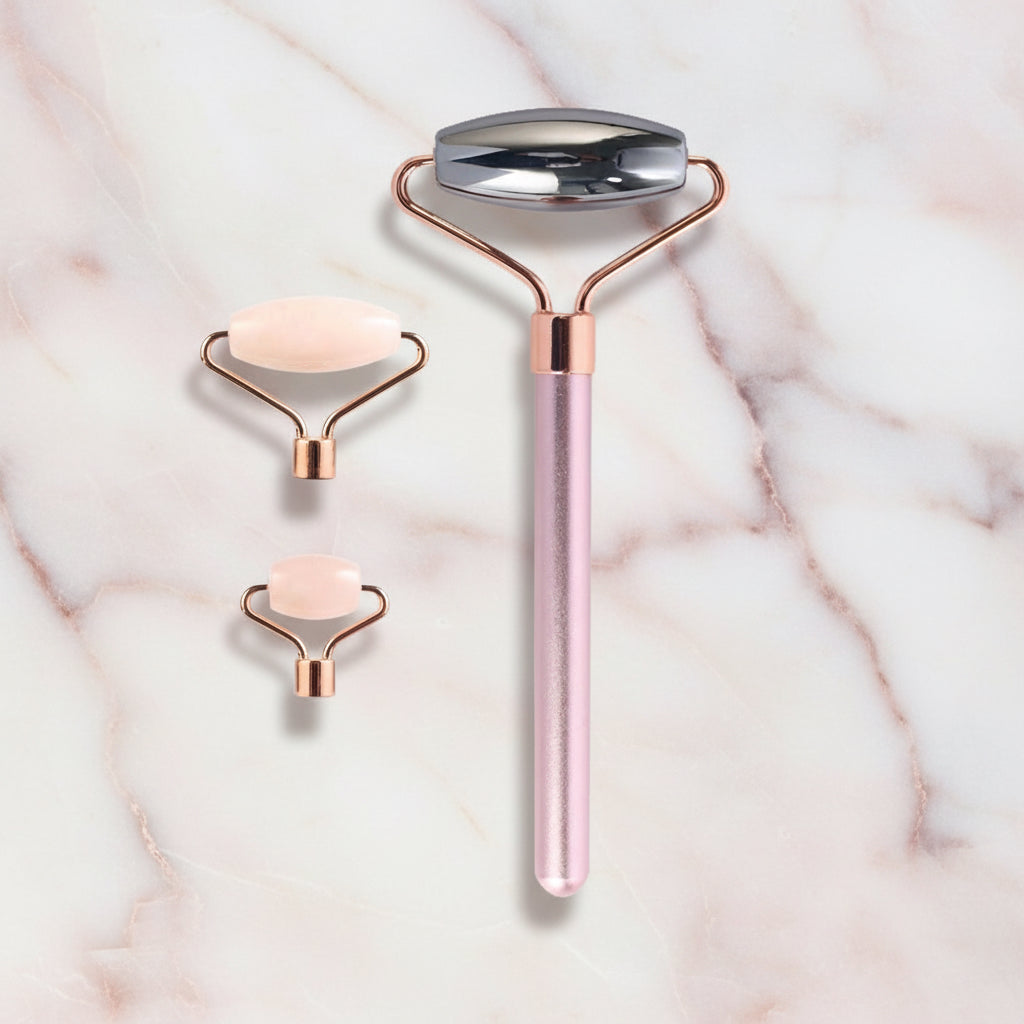 Seven-in-one Magnetic Head Changer Three Piece Facial Massage Set