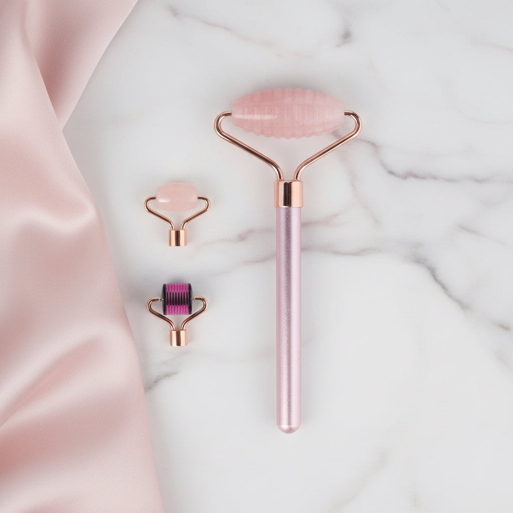 Seven-in-one Magnetic Head Changer Three Piece Facial Massage Set