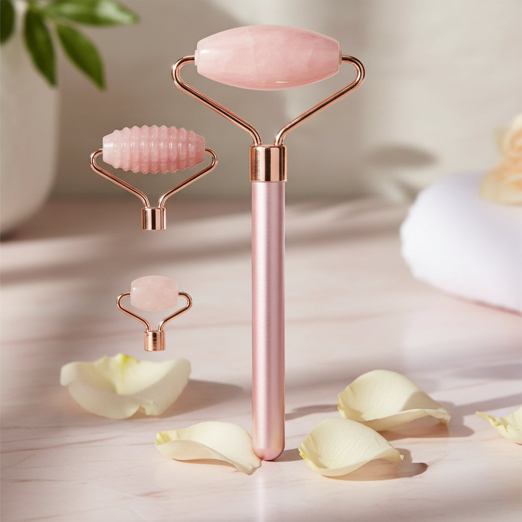 Seven-in-one Magnetic Head Changer Three Piece Facial Massage Set